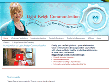 Tablet Screenshot of maggiereigh.com